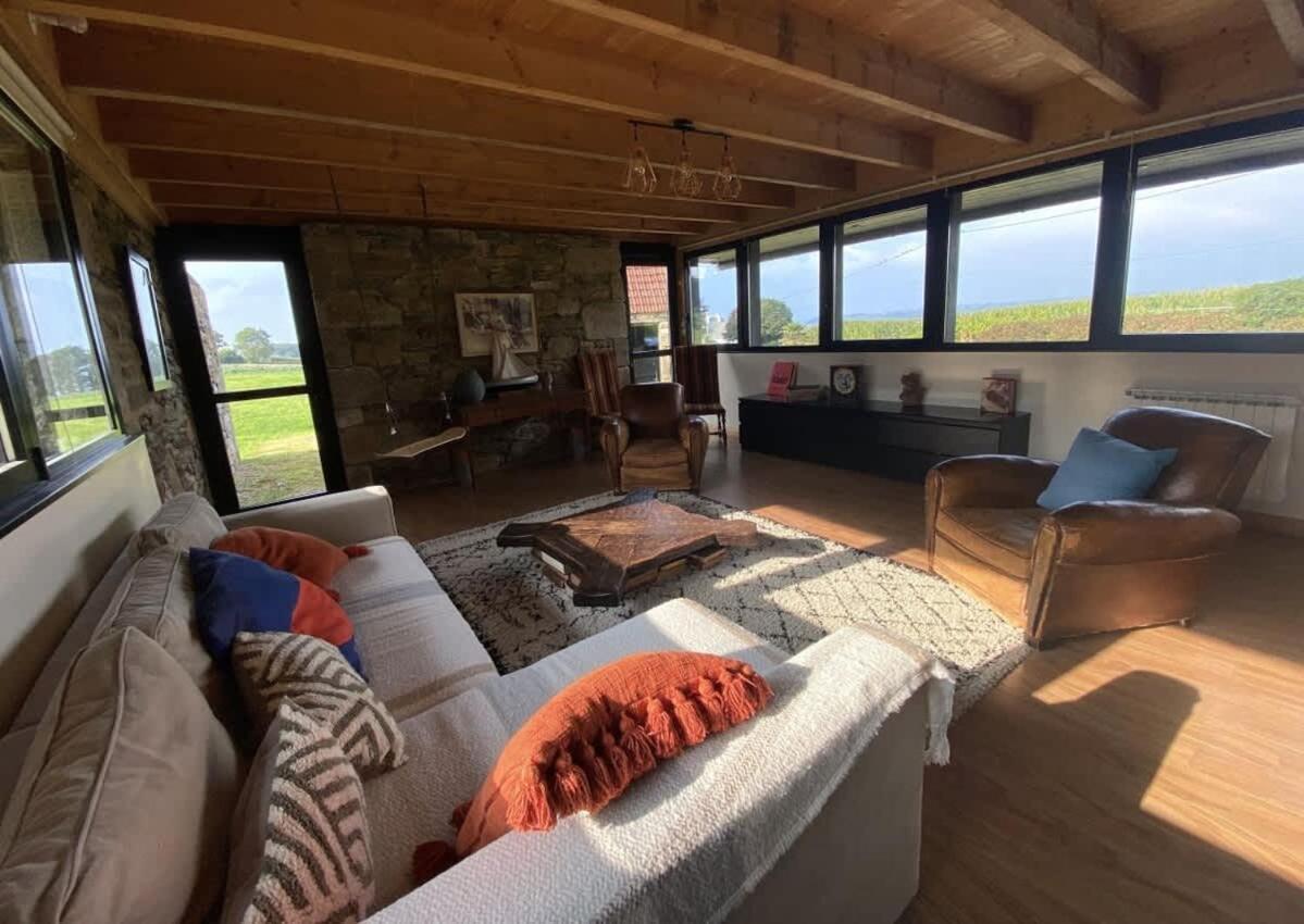 Large Farmhouse With Garden And Sea View For 8 People Locquenole Экстерьер фото