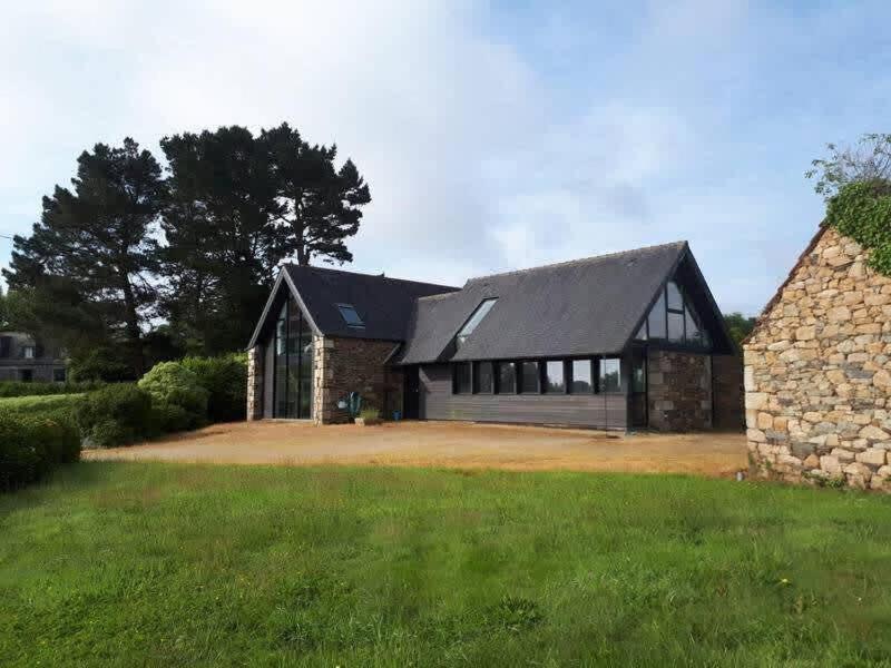 Large Farmhouse With Garden And Sea View For 8 People Locquenole Экстерьер фото